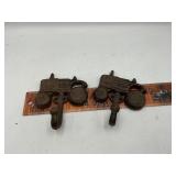 Cast iron tractor hooks