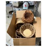 Large lot of baskets