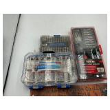 Hobby knife set ,bits and rotary attachments