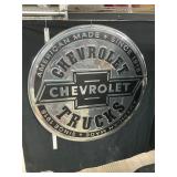 Metal Chevrolet Truck sign