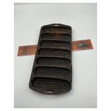 Cast iron cornbread pan