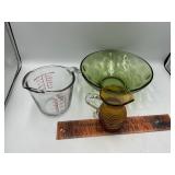 Miscellaneous glassware