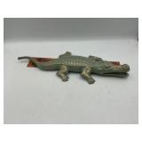 Cast iron alligator