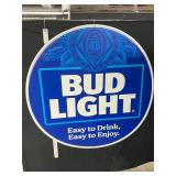 Metal Bud Light sign