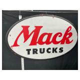 Metal Mac Trucks sign