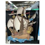 Vintage ship decor