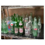 Large lot of vintage drink bottles