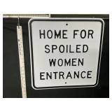 Heavy Enamel sign