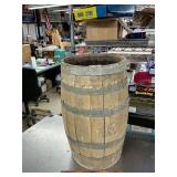 Antique wooden barrel
