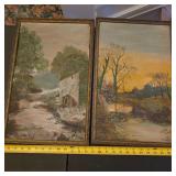2 Framed Paintings