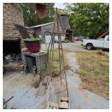 Metal Lot, windmill, 2 decor