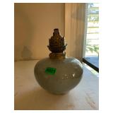 Handmade pottery lamp