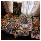 Box full of vintage comics