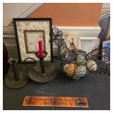 Candle Sticks, Rooster, & Pictures
