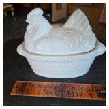 Hen on Nest Bowl