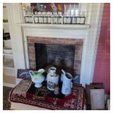 Milk Can, sign, rugs, plant bottles, ect.
