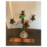 Silver plate candle arbor