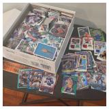 Box of mixed sports cards, #d, patches, prizms