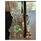 Miscellaneous glassware and other