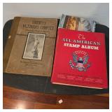 Stamp Album, map, book