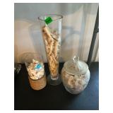 Jars with shells