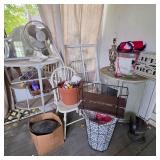 Contents of porch corner