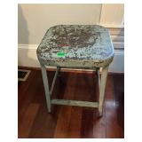 Vintage industrial stool