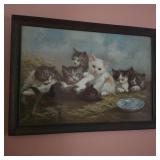 Framed Kitten Picture