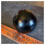 Heavy Black Glass Ball