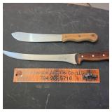 2 Wood Handle Knifes. R.H. Fordchner co.