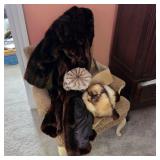 Fur Coat & 2 Fur Hats