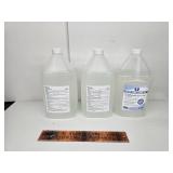3 gallons of hand sanitizer