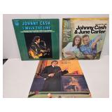 Johnny Cash vinyl records