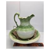 Wash bowl and pitcher