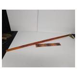Brass head duck cane head is loose