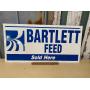Bartlett metal feed sign