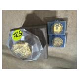 Rowan Diamond Jubilee Paper Weight & Medallions