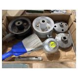 Pr of Hand Truck Rims and Filter Wrenches