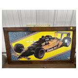Framed Indy Car Poster