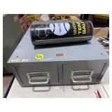 Metal File Drawer & Unopened Tennis Balls
