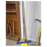 Push Broom, Scraper & Roller