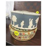 Pair of  Vintage Tins