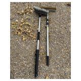 Scrub Brush & Window Squeegy