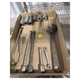 Sockets, Crescent Wrench, Misc.