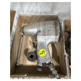 Air Impact Wrench, Tire Gauge & Socket