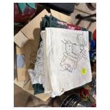 Wreath, Christmas Placemats, Table Runner,