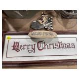 Counted Christmas Pic., & Welcome Sign