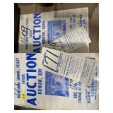 Pair of Auction Books Rowan Iowa