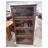 Lawyer Book Case - veneer peeling under doors