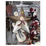 Snowman on Board, Star & Hanging Snowmen